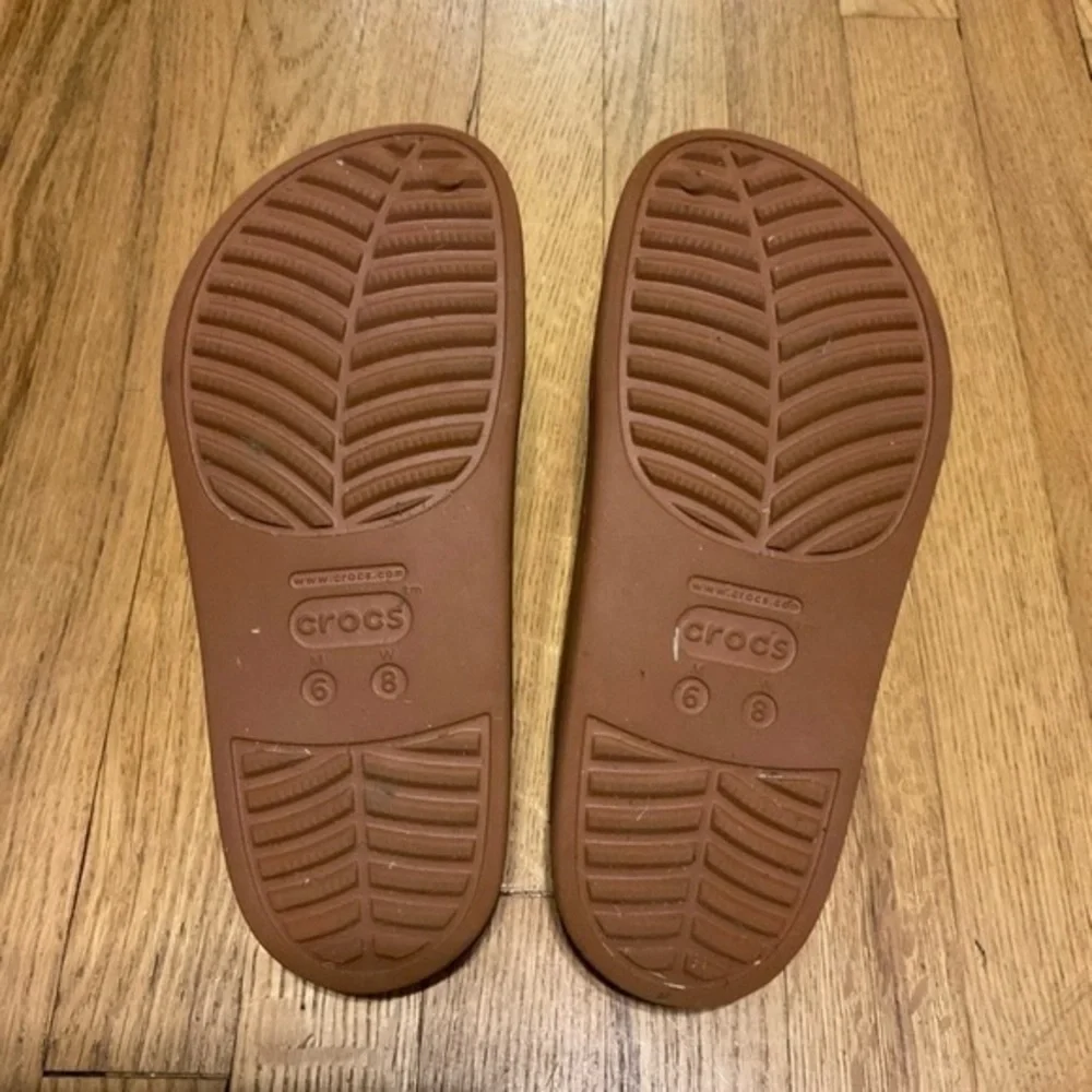 CROCS Kids Tan Slippers